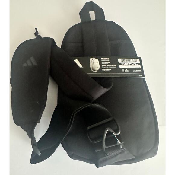 Adidas Essentials Crossbody Sling Backpack - NWT - Adjustable - Picture 4 of 7